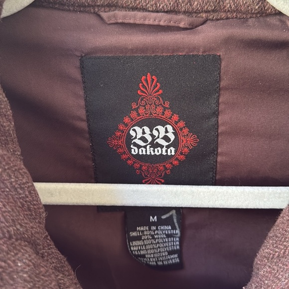 BB DAKOTA Women’s Vest Brown Snap Button SZ M Thick - Picture 2 of 6